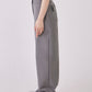 Grey Relaxed-Fit Pants