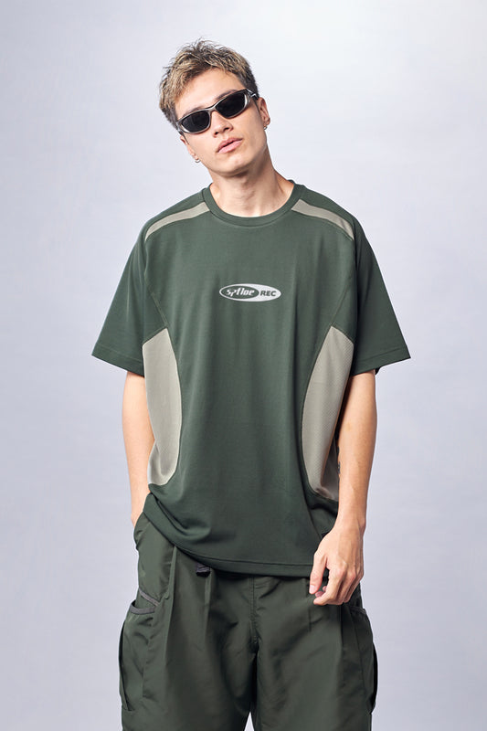 Dark Green Oversized Soccer T-Shirt