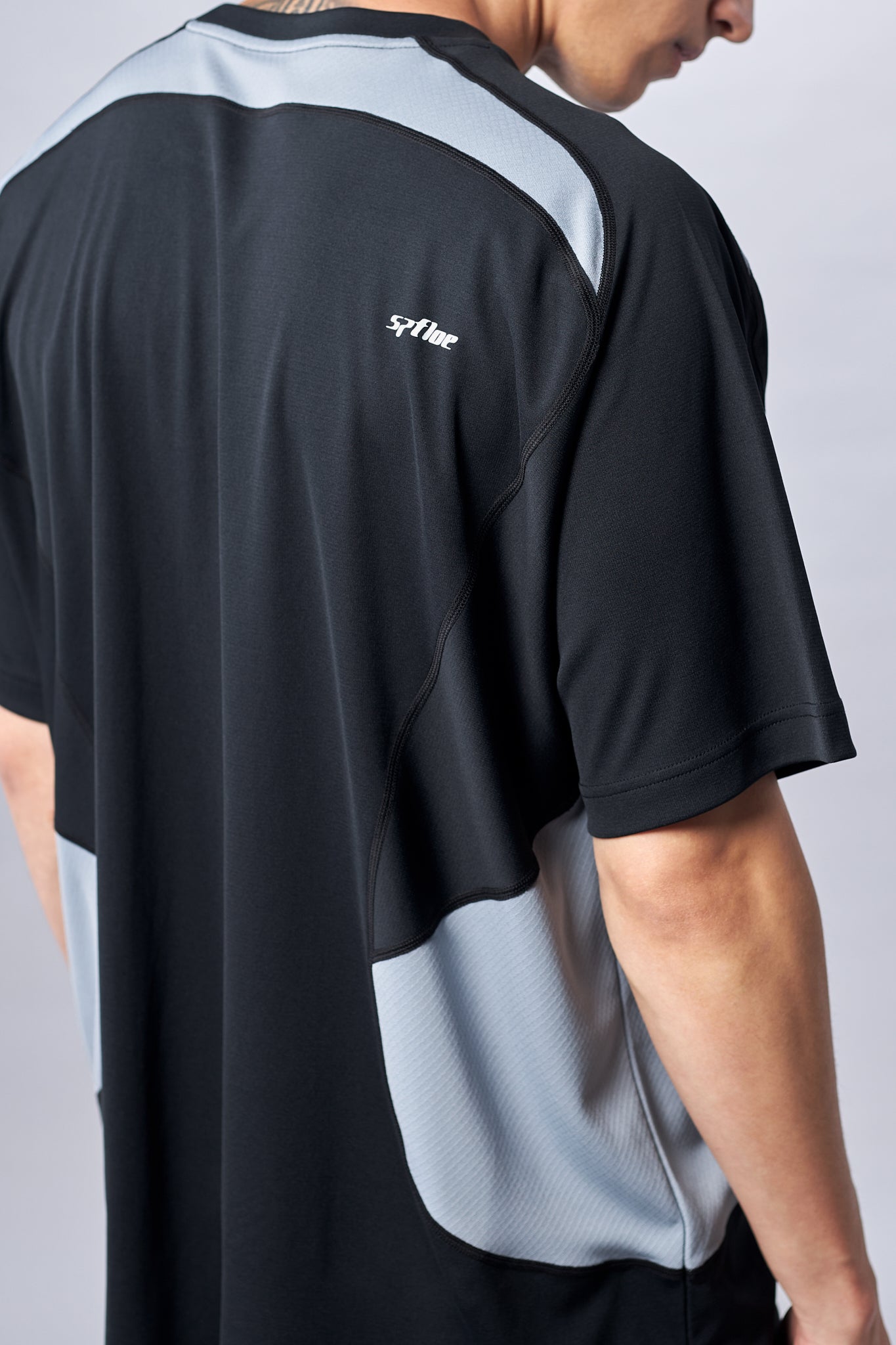 Black Oversized Soccer T-Shirt