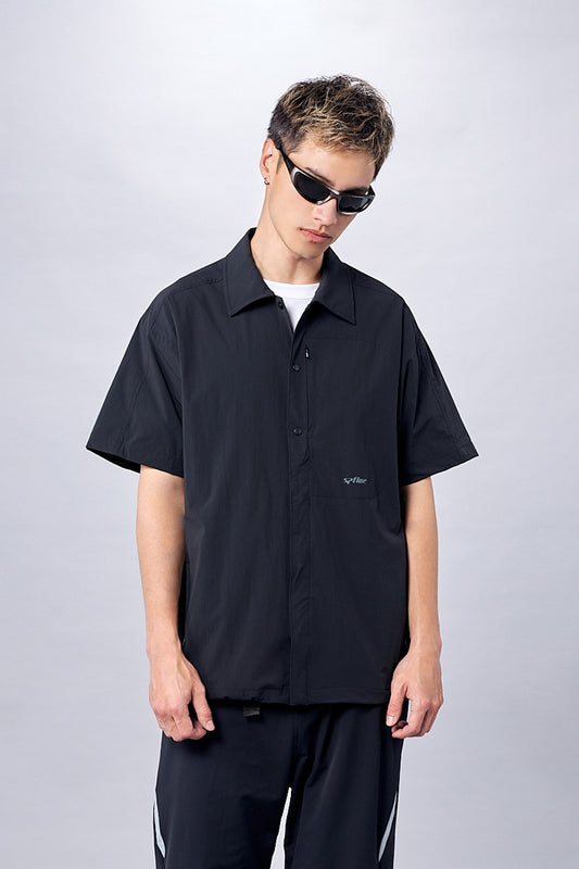 Black Multi-Pockets Shirt