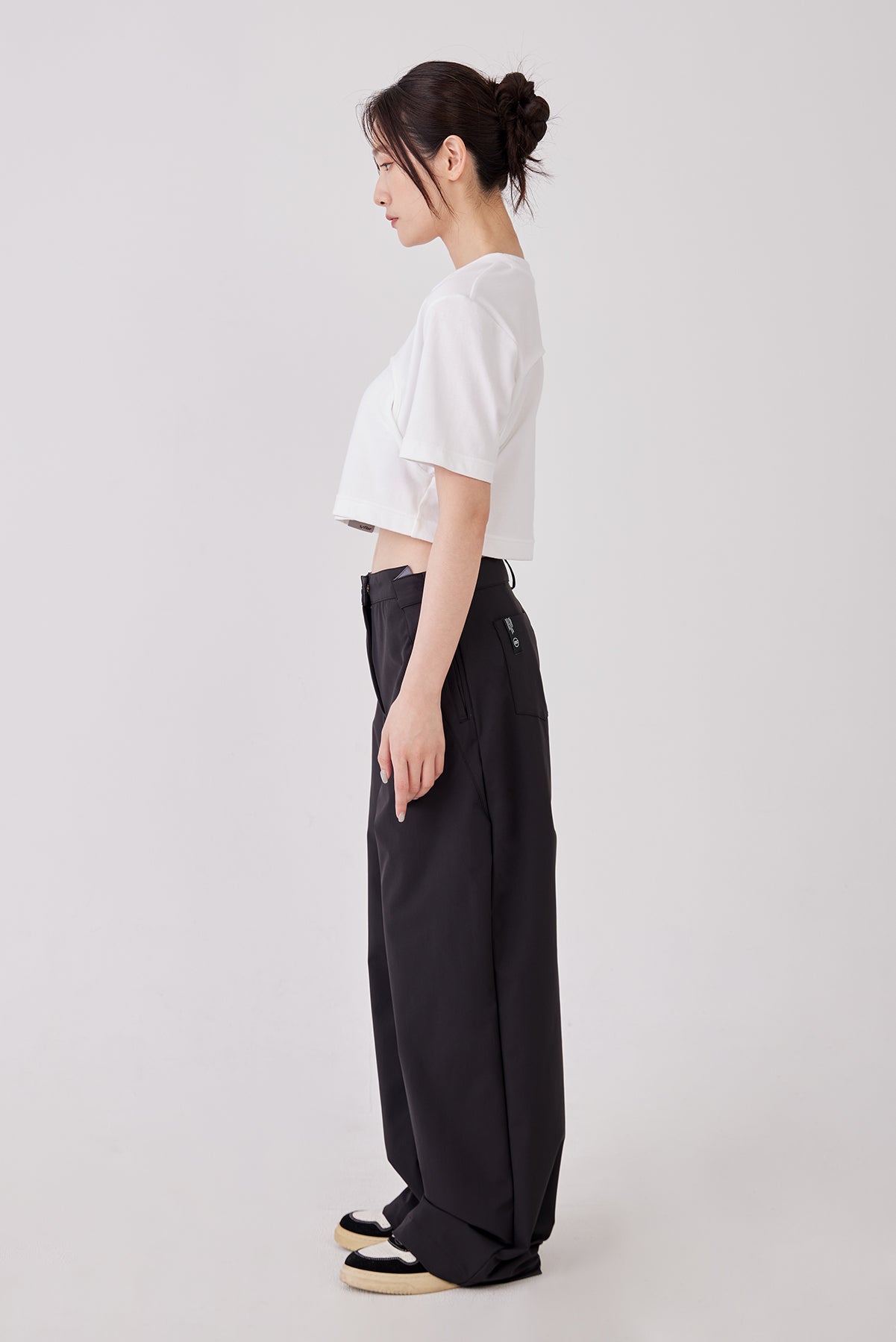 Black Relaxed-Fit Pants