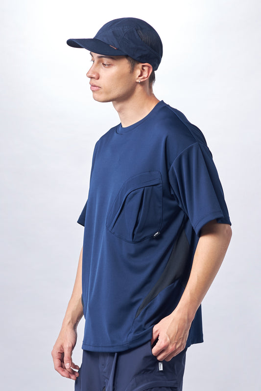 Dark Blue Pocket Jersey T-shirt