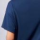 Dark Blue Waffle Henley T-shirt